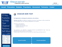 Tablet Screenshot of chacunsontoit.fr